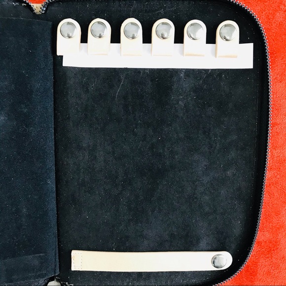 SALE! H by HALSTON New Faux Leather JEWELRY PORTFOLIO - Picture 5 of 12